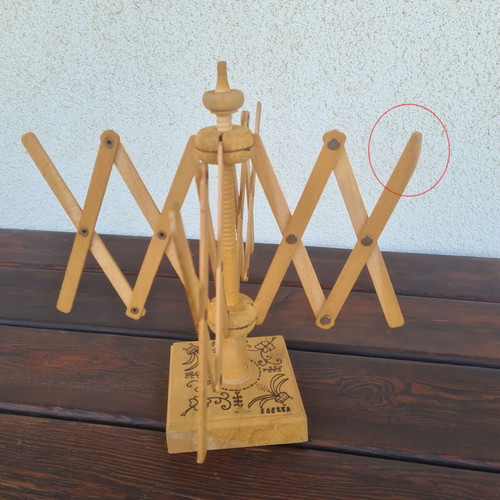 Wooden Spool Used, Functional with Minor External Wear