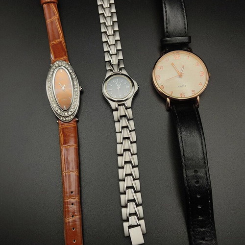 Women's watches used, set of 3, fully functional with new batteries