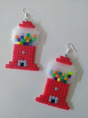 Gumball Machine handmade earrings new