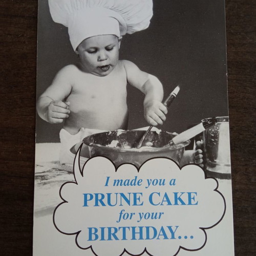 Birthday postcard used