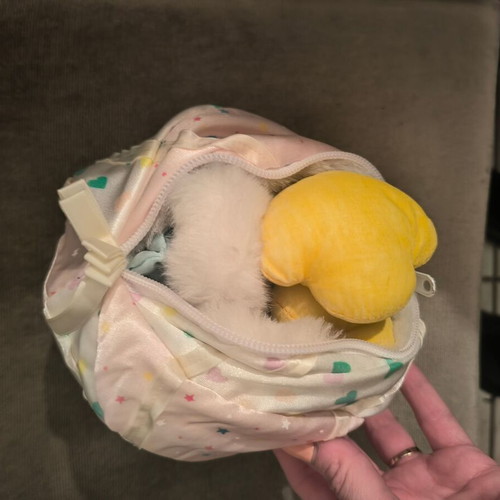 Plush duck with zipper, like new