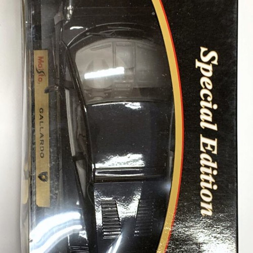 Diecast Car Maisto Lamborghini Gallardo Black 1:18 scale new