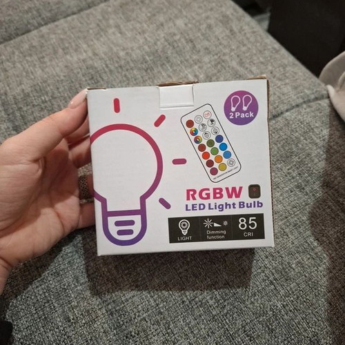 Led RGBW bulbs new with BoxNow