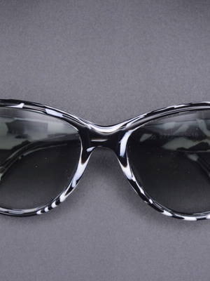 Robert La Roche Mod 277 Sunglasses New Black and White 80s Vintage