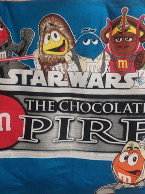 Κουβέρτα Star Wars M&Ms φλις σαν καινούργια, 1,20x1,48εκ