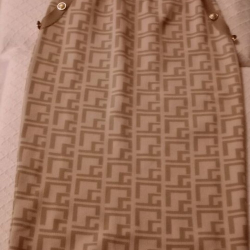 Knitted set Shein with skirt new, beige brown
