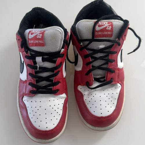 Nike Dunk Low Pro sneakers like new, red white black, EU 40 US 7.5