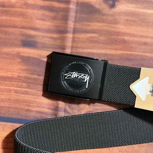 Stussy belt black slightly elastic new