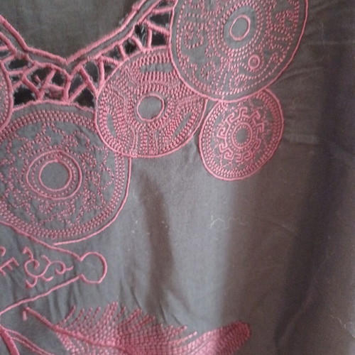 Women's shirt caftan black size M like new