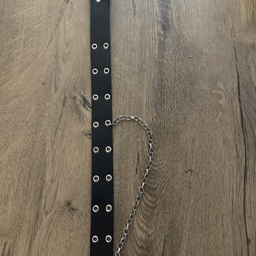 Altus belt with chain like new, black, size 100