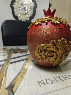 Χειροποίητο ρόδι καινούργιο με όμορφο σχέδιο