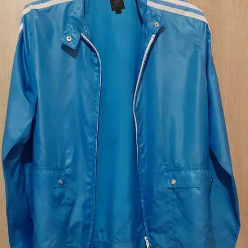 Adidas women's windbreaker like new, blue, size 38