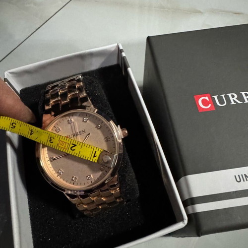 Curren women's watch new gold color