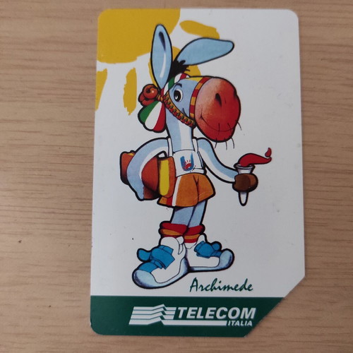 Telecom Italia 1997 phone card used