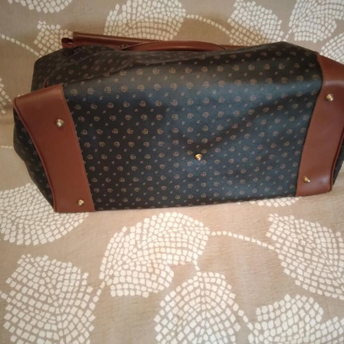 Leather Travel Bag from Eco Leather, New, Brown, 50x30x40 cm