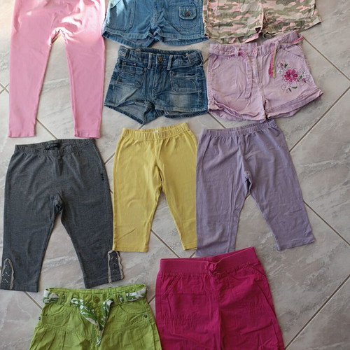 Summer clothes pack for girl size 8, 25 pieces like new, multicolor