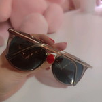Armani Exchange women's sunglasses used, pink gold