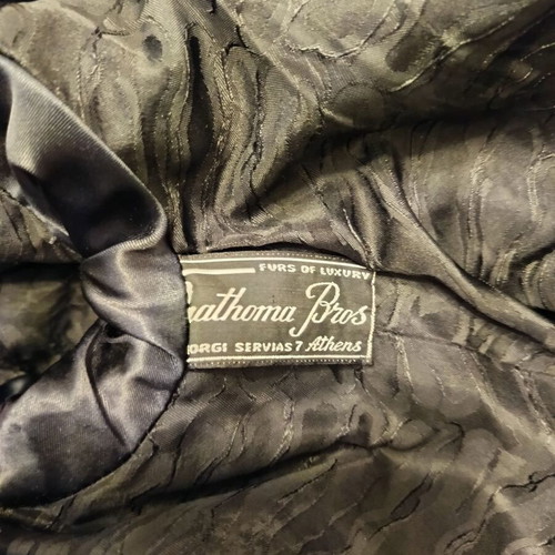 Genuine mink fur long coat like new, brown