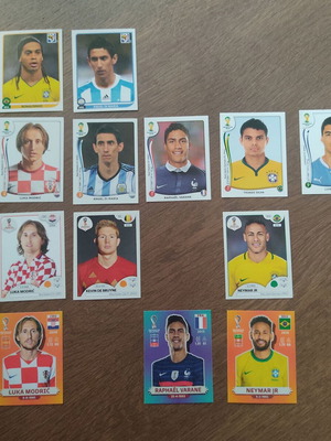 Panini World Cup αυτοκόλλητα σαν καινούργια, συλλογή 2010-2022
