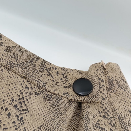 Zara animal print skirt new, size XS/S, beige and brown
