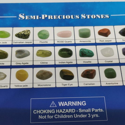 Set of 20 semiprecious stones collection like new