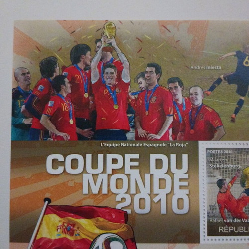 Collectible Feuillet World Cup 2010 new from Togo