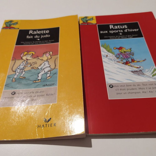 Ratus Poche French booklets like new, set of 2