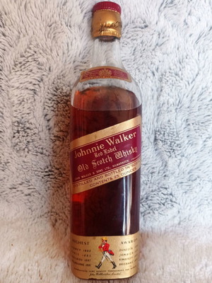 Johnnie Walker Red Label стара бутилка 1950–60-те нова