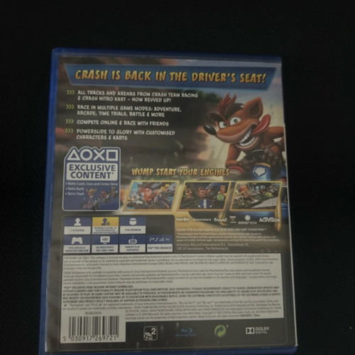 Crash Team Racing PS4 game new