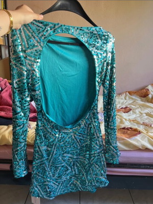 Shein Mini Dress New, Turquoise, Size M