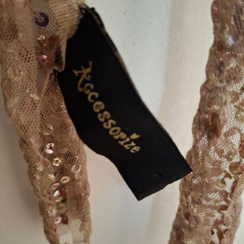 Scarf new with sequins from Accessorize beige