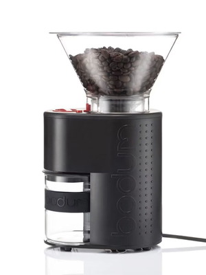Bodum Bistro ηλεκτρικός μύλος καφέ μεταχειρισμένος, ανοξείδωτο ατσάλι