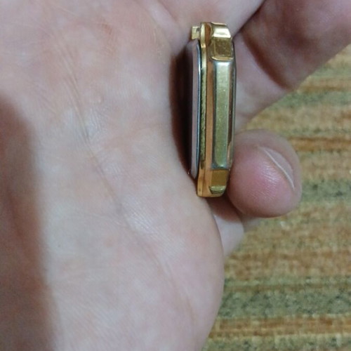 Seiko watch used, gold color, unisex