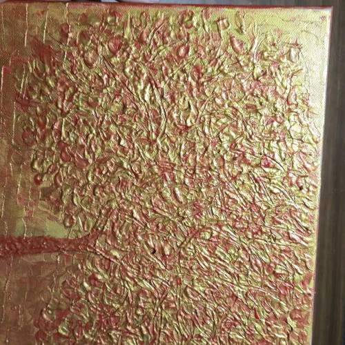 Embossed canvas painting Tree of Life like new