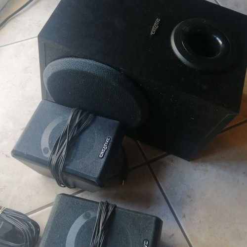 Creative Inspire P380 2.1 speaker system used, needs potentiometer repair