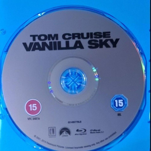 Vanilla Sky Blu-ray movie, thriller sci-fi with subtitles