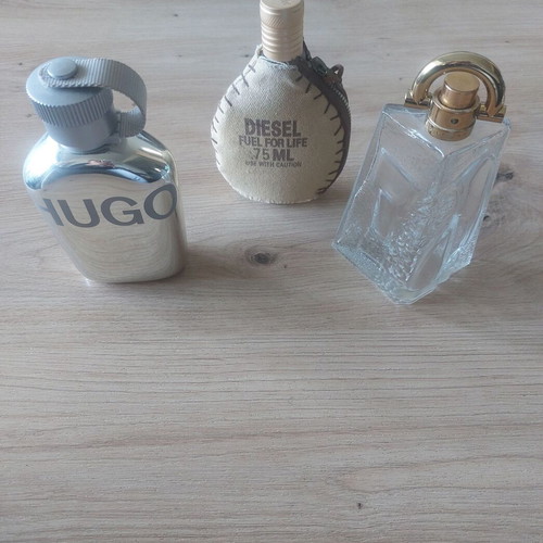 Men's Cologne Packaging Used Collection with Givenchy, Diesel, Hugo
