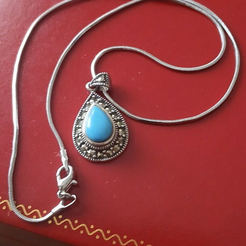 Silver 925 necklace with 42 cm chain
