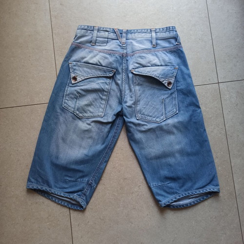 Jack & Jones men's denim bermuda shorts like new, blue, size S