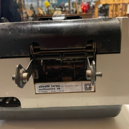 Olivetti calculator used, collectible from 60s-70s