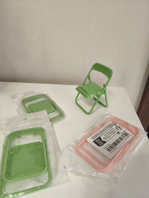 Mobile phone chair stand set of four, new