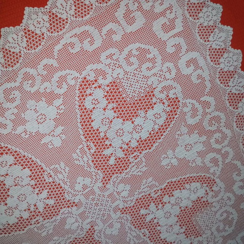 Handmade Crochet Tablecloth with Cotton Thread