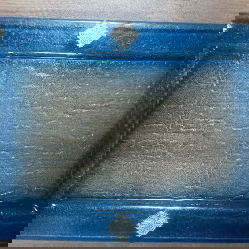 Γυάλινος δίσκος σαν καινούργιος 25x35 εκατοστά