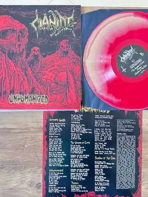 Cianide Unhumanized Limited Edition Red/Gold Merge Coloured Vinyl New