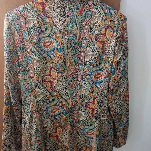 Satin Lahouri Jacket new, size medium