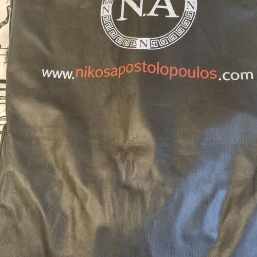 Men's wedding suit Nikos Apostolopoulos like new, ice gray with shirt and tie