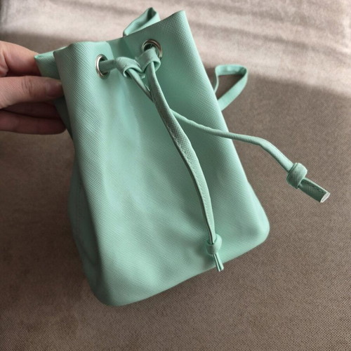 Mini bag Vichy mint like new with wrist strap
