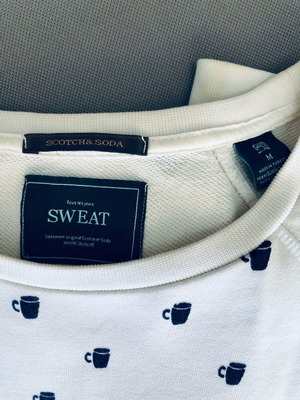 Scotch & Soda hoodie used, size M, black and beige