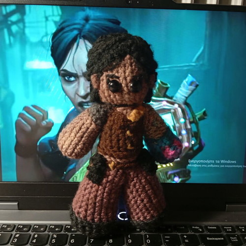 Sevika Crochet Plushie handmade from Arcane new