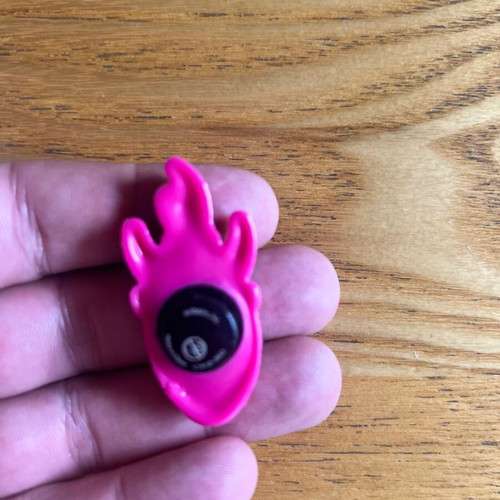 Authentic rocket pin for Crocs, like new, pink and blue